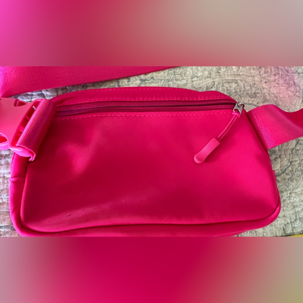 Trina Turk Pink Belt Bag with Zippered Closure - Picture 8 of 11